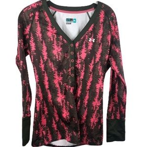 Under Armour Fitted Thermal V Neck Top